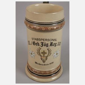 Andenkenkrug Gebirgsjäger