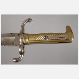 Pionierfaschinenmesser M 1871 mit Sägerücken