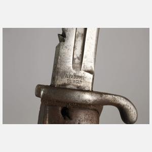 Bajonett 98 lang mit Sägerücken