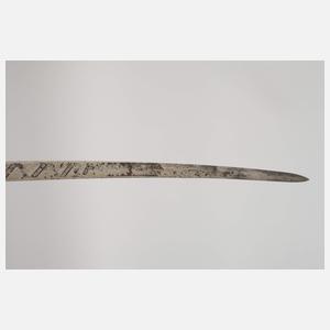 Säbel Preußen mit geätzter Klinge