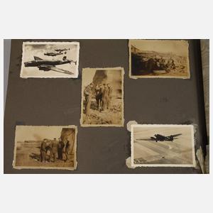 Drei Dienstzeitfotoalben 2. Weltkrieg