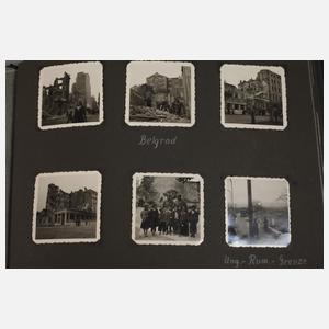 Drei Dienstzeitfotoalben 2. Weltkrieg