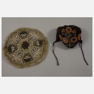 Konvolut Perlstickerei