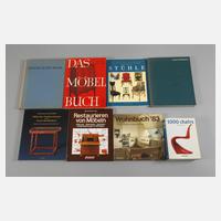 Acht Fachbücher Möbel und Einrichtungen111