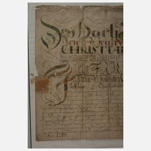 Urkunde Sayn-Wittgenstein