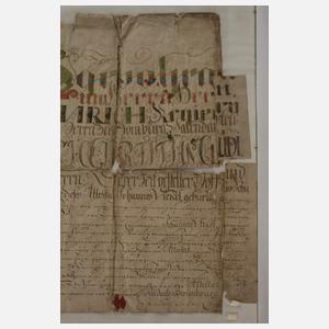 Urkunde Sayn-Wittgenstein