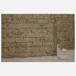 Urkunde Sayn-Wittgenstein