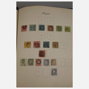 Briefmarkensammlung Altdeutschland und Kolonien