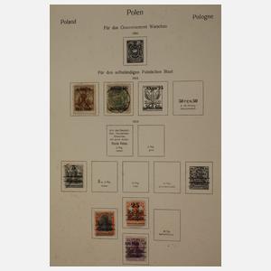 Briefmarkensammlung Europa