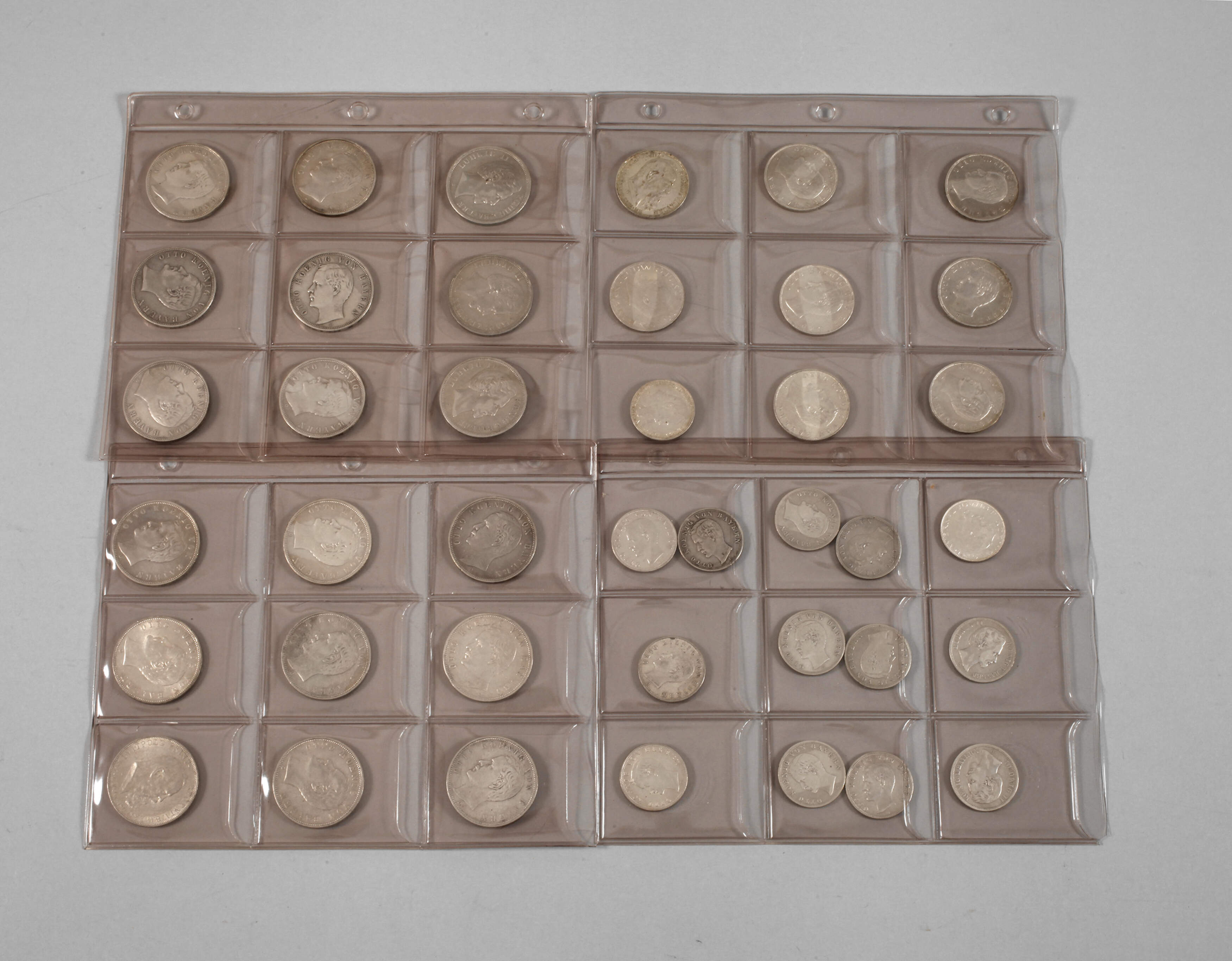 Konvolut Silbermünzen Bayern