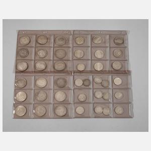 Konvolut Silbermünzen Bayern