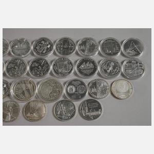 Konvolut 10 Euro BRD Gedenkmünzen