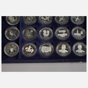 Konvolut Silbermünzen Europäische Union