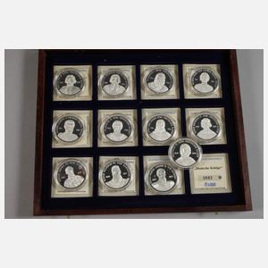 Konvolut Silbermünzen Deutsche Könige