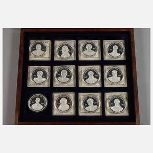 Konvolut Silbermünzen Deutsche Könige