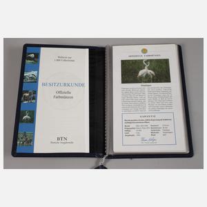 Konvolut Silbermünzen Farbprägungen