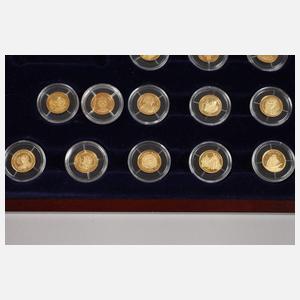 Konvolut Goldmünzen