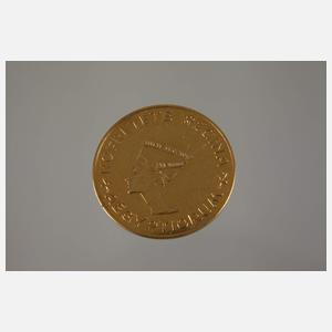 Goldmünze Nofretete Regina