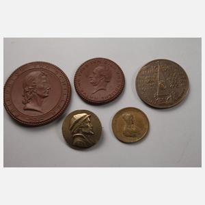 Konvolut Medaillen und Plaketten