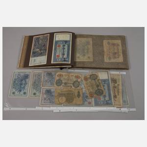 Konvolut alte Geldscheine