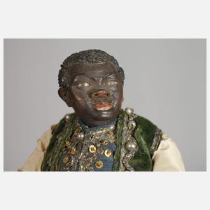 Neapolitanische Krippenfigur als Afrikaner