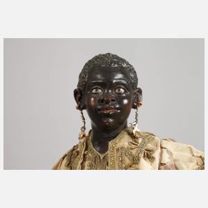 Neapolitanische Krippenfigur als Afrikaner