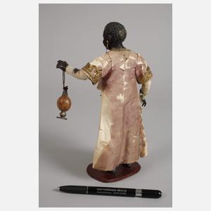 Neapolitanische Krippenfigur als Afrikaner