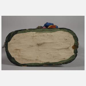 Paar Krippenfiguren als Husaren