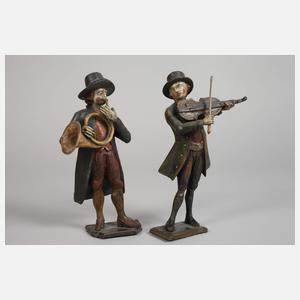 Geschnitzte Musikkapelle