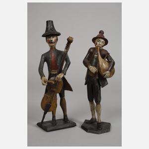 Geschnitzte Musikkapelle