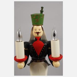 Paar große Lichterfiguren Erzgebirge