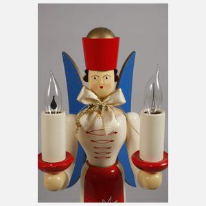 Paar große Lichterfiguren Erzgebirge