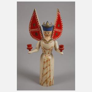 Lichterengel und Räuchermann Erzgebirge