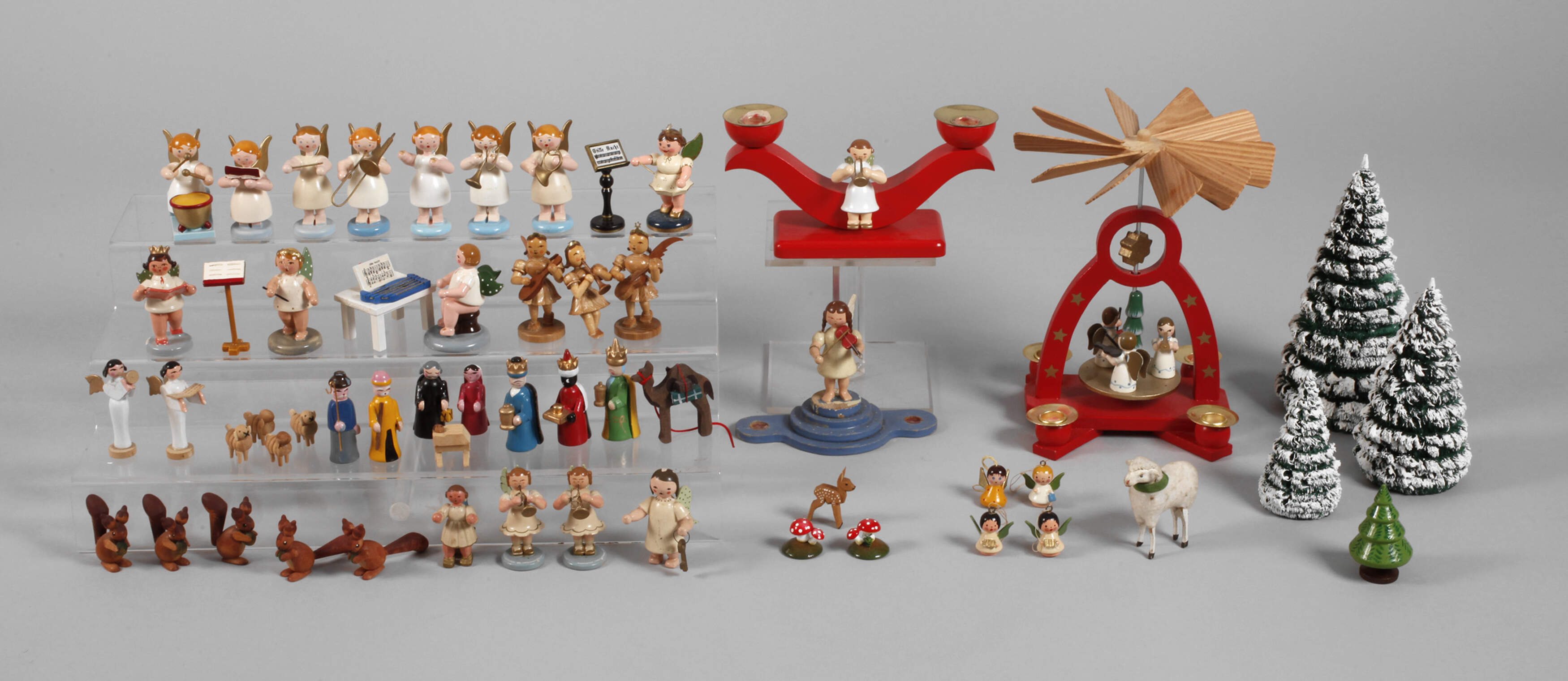 Großes Konvolut Weihnachtsaufsteller Erzgebirge