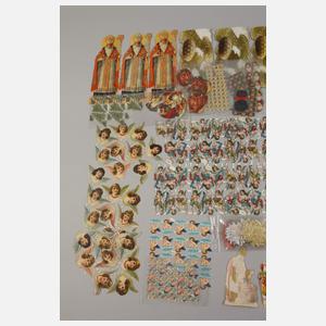 Konvolut Glanzbilder Weihnachtsmotive