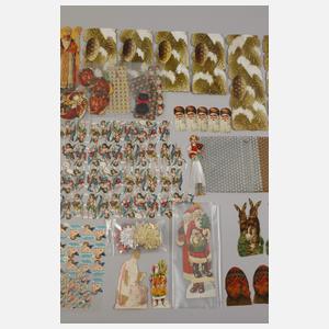 Konvolut Glanzbilder Weihnachtsmotive