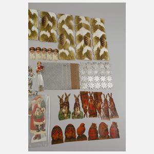 Konvolut Glanzbilder Weihnachtsmotive