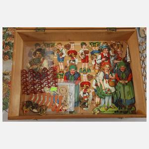 Großes Konvolut Glanzbilder und Dresdner Pappe