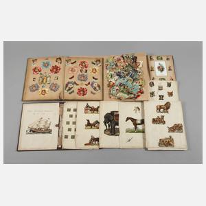 Große Sammlung Glanzbilder