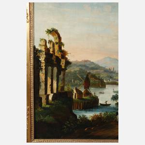 Feine Bilderuhr Biedermeier