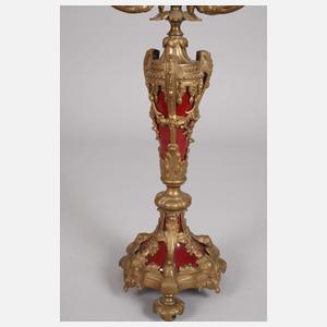 Uhrengarnitur Keramik