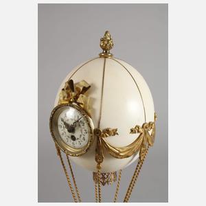 Seltene Heißluftballon-Tischuhr