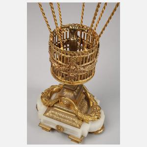 Seltene Heißluftballon-Tischuhr