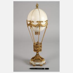 Seltene Heißluftballon-Tischuhr