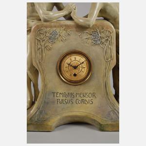 Große Figurenuhr Jugendstil