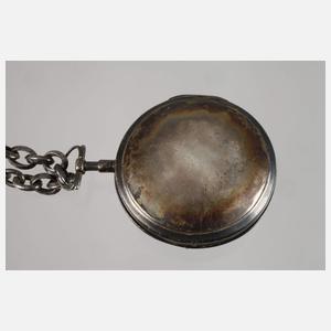 Spindeltaschenuhr Silber