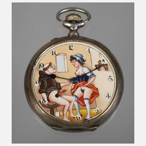 Erotische Taschenuhr