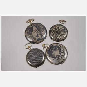 Sammlung Niello-Damenhängeuhren