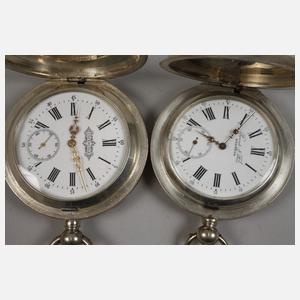 Sechs großformatige Schlüsseluhren