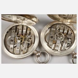 Sechs großformatige Schlüsseluhren